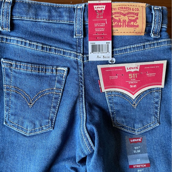 Levi’s 3T 511 Slim Fit Jeans - Picture 2 of 3